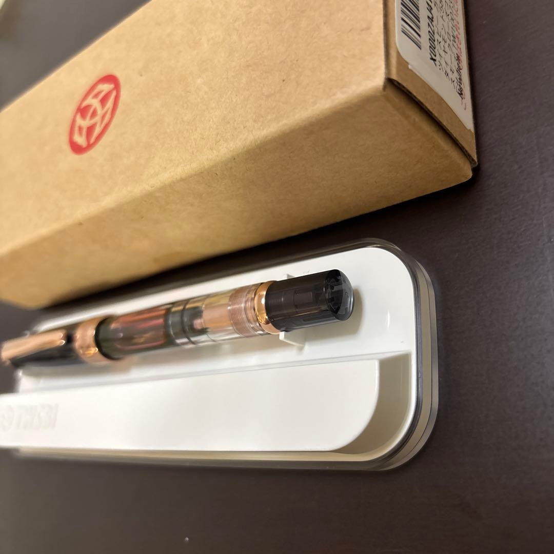 twsbi ダイヤモンド580　スモークローズゴールド 細字 F 万年筆