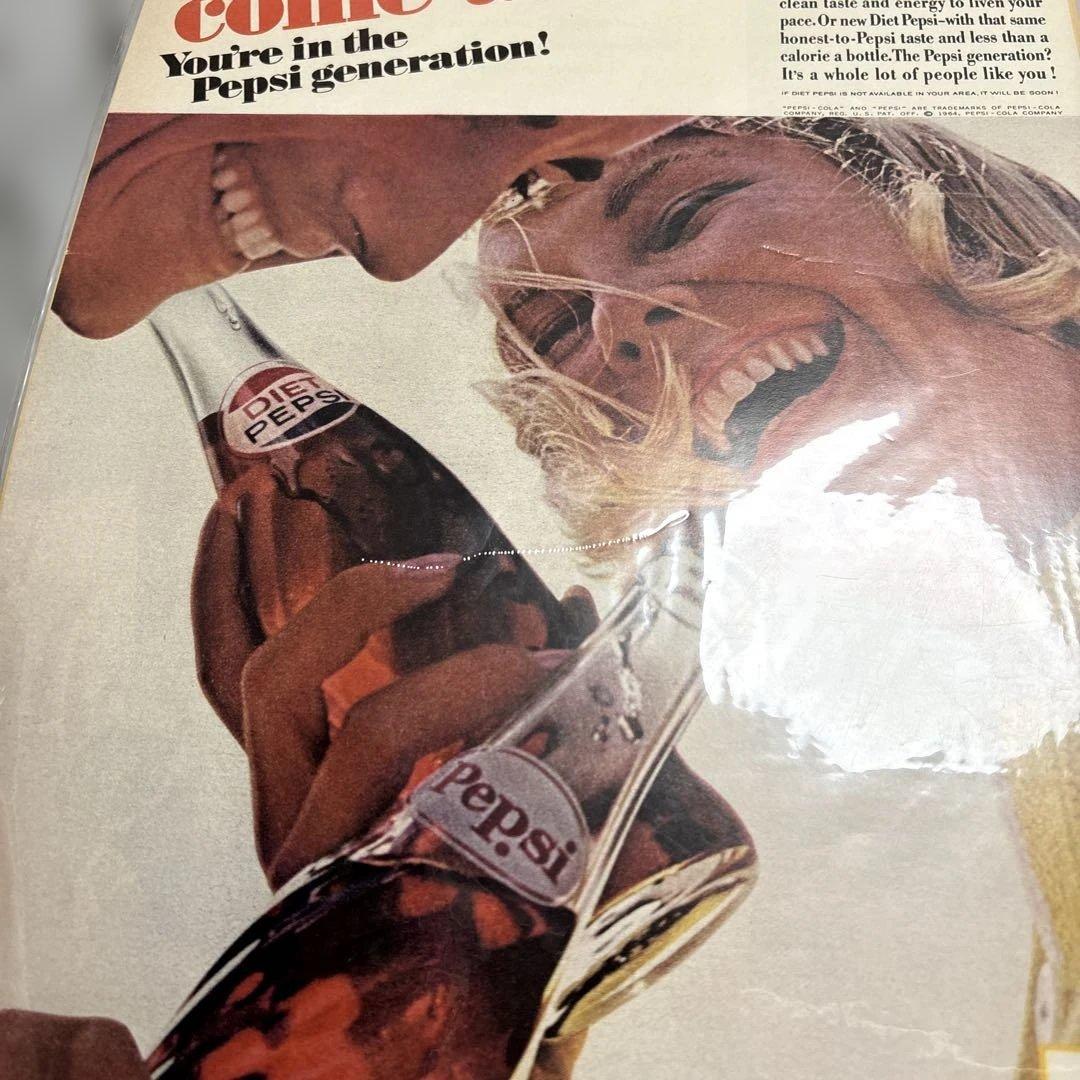 ペプシ　ビンテージ　ウォールポスター