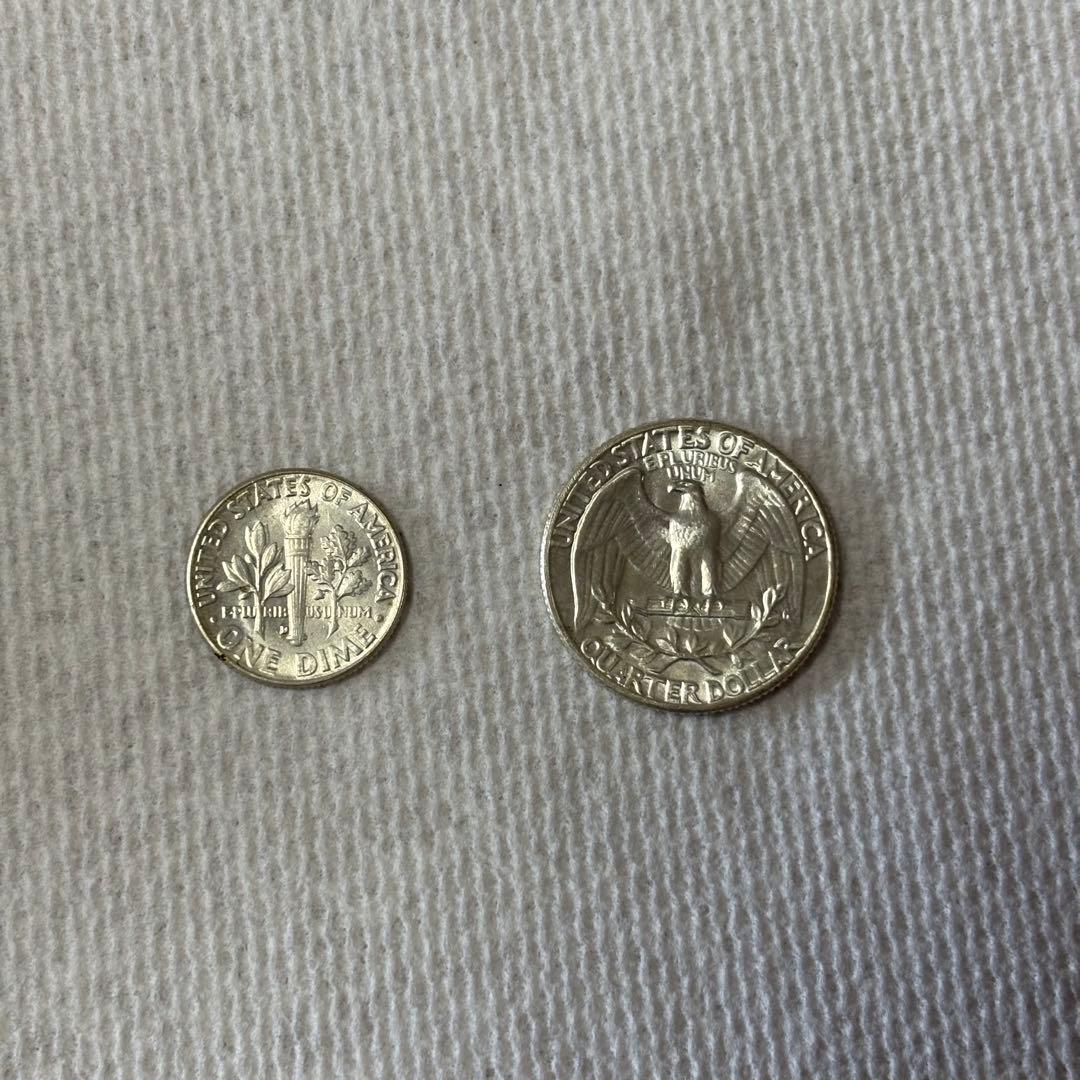 1922年ピースダラー 1964年ケネディハーフダラー などアメリカ古銭銀貨