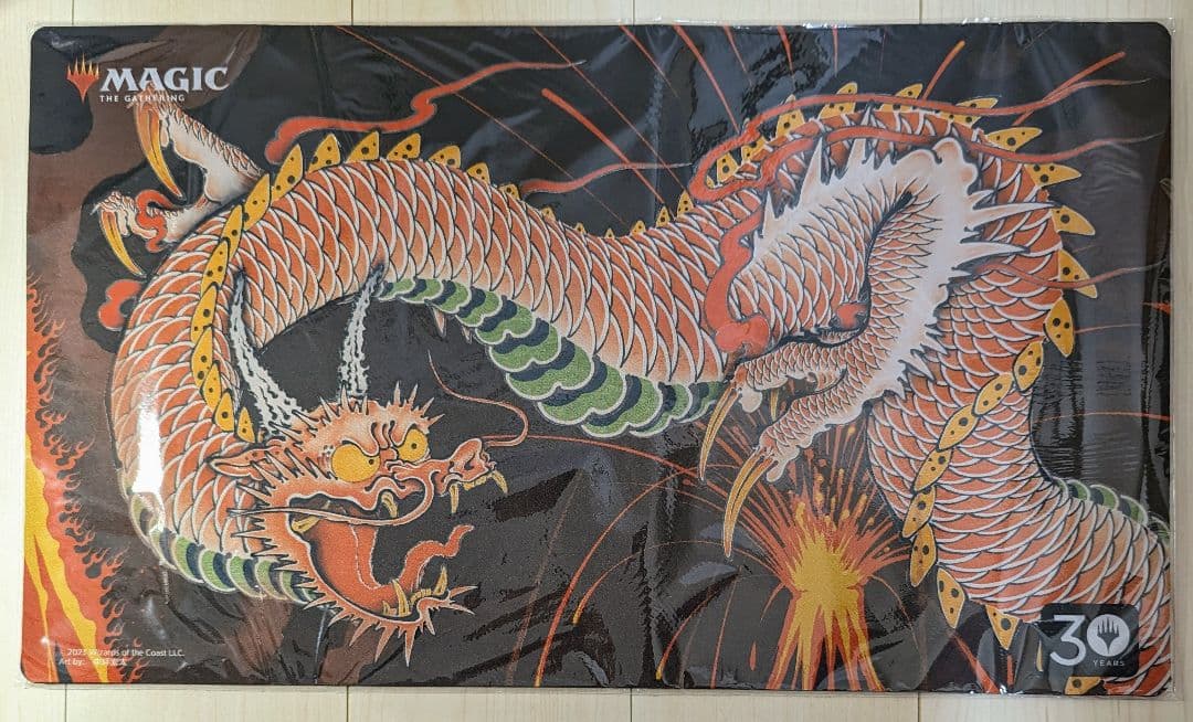 【未使用】シヴ山のドラゴン　中坪宏太氏　プレイマット＋スリーブ＋シングルカード