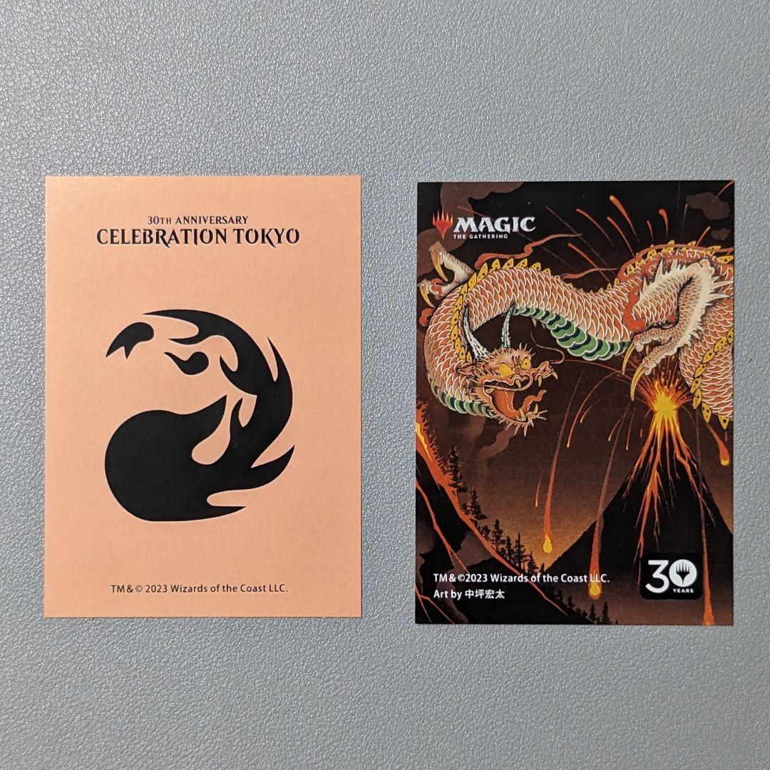 【未使用】シヴ山のドラゴン　中坪宏太氏　プレイマット＋スリーブ＋シングルカード