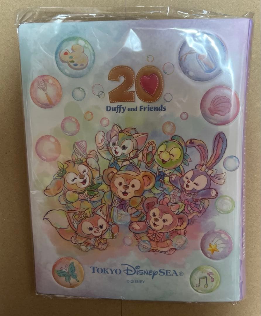 ディズニー　カラフルハピネス　ダッフィー　ワッペンホルダー　ワッペンコンプセット