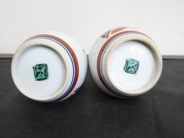 北出塔次郎　色絵酒瓶　共箱　M1508