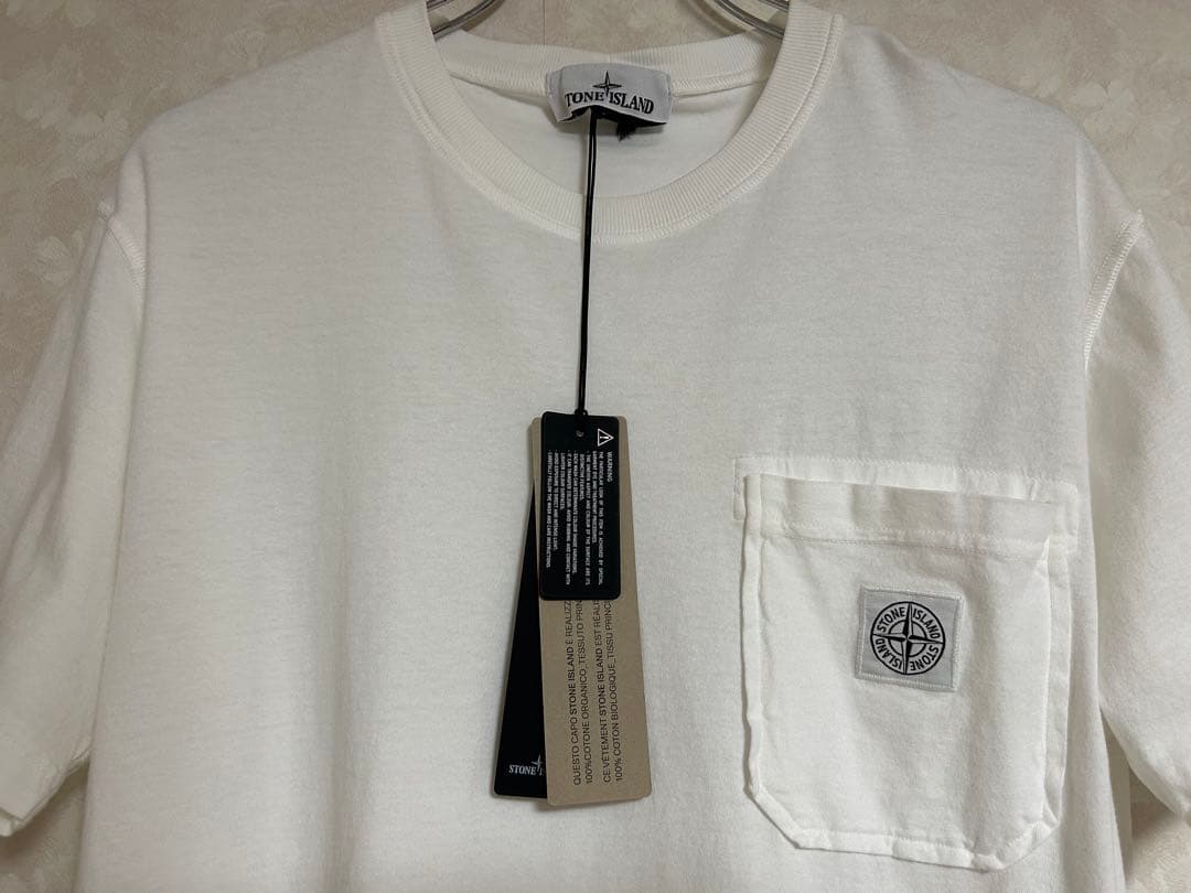 正規品 STONE  ストーンアイランド メンズ 半袖Tシャツ ロゴ