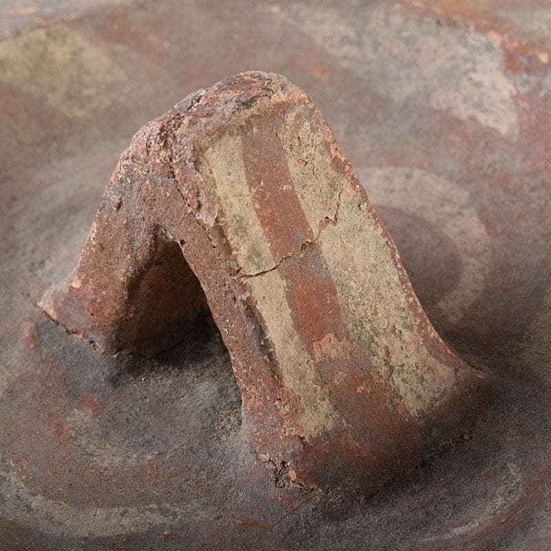 タイ古陶磁　バンチェン土器　アンダーソン土器　彩文土器　蓋壷　C　R8636B