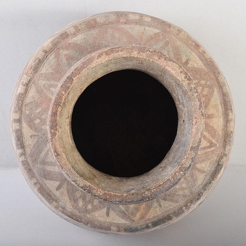 タイ古陶磁　バンチェン土器　アンダーソン土器　彩文土器　蓋壷　C　R8636B