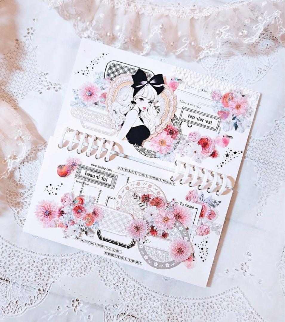 コラージュ素材　紙もの　素材紙　【2547】