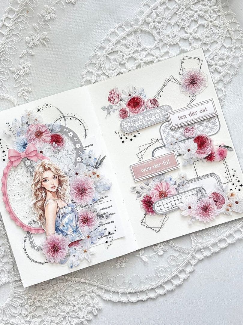 コラージュ素材　紙もの　素材紙　【2547】