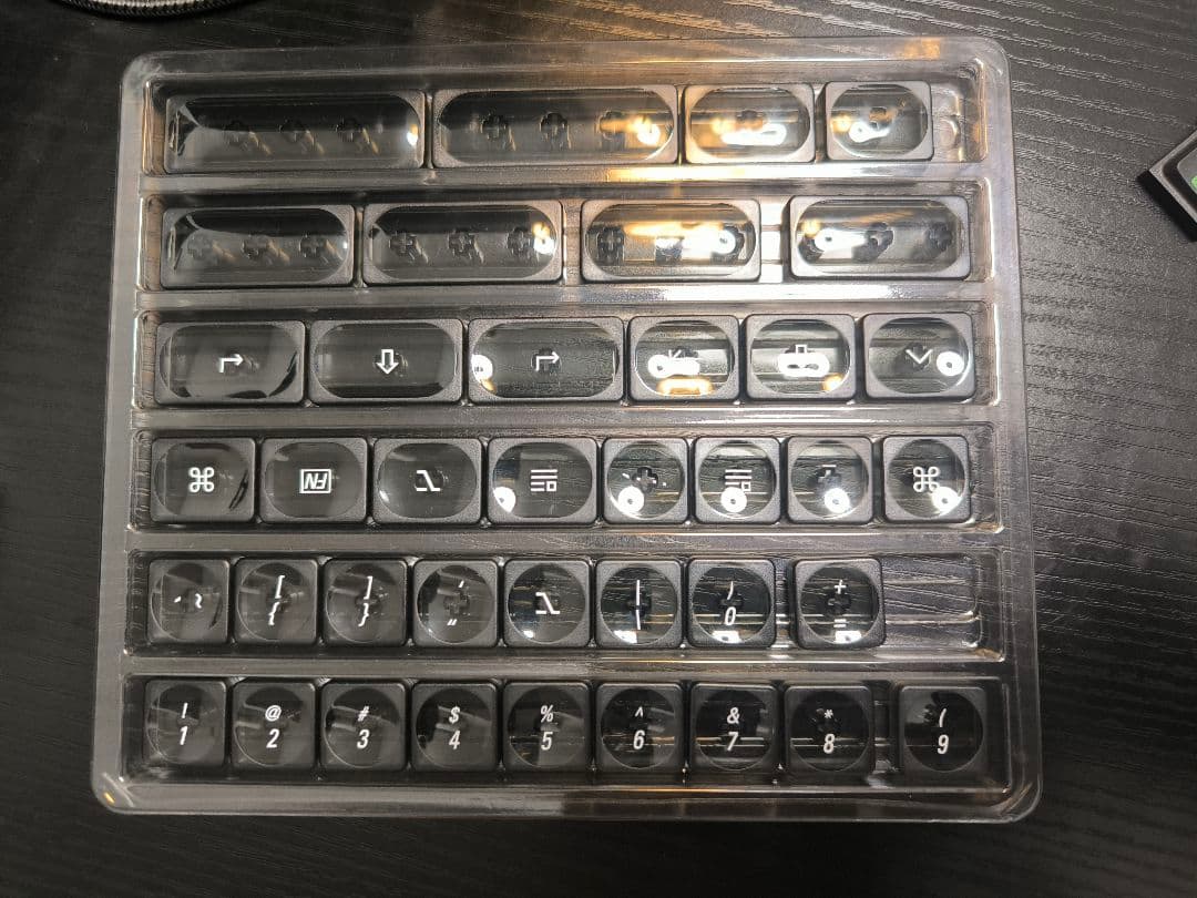 Cornix LP Black キーキャップ3種セット