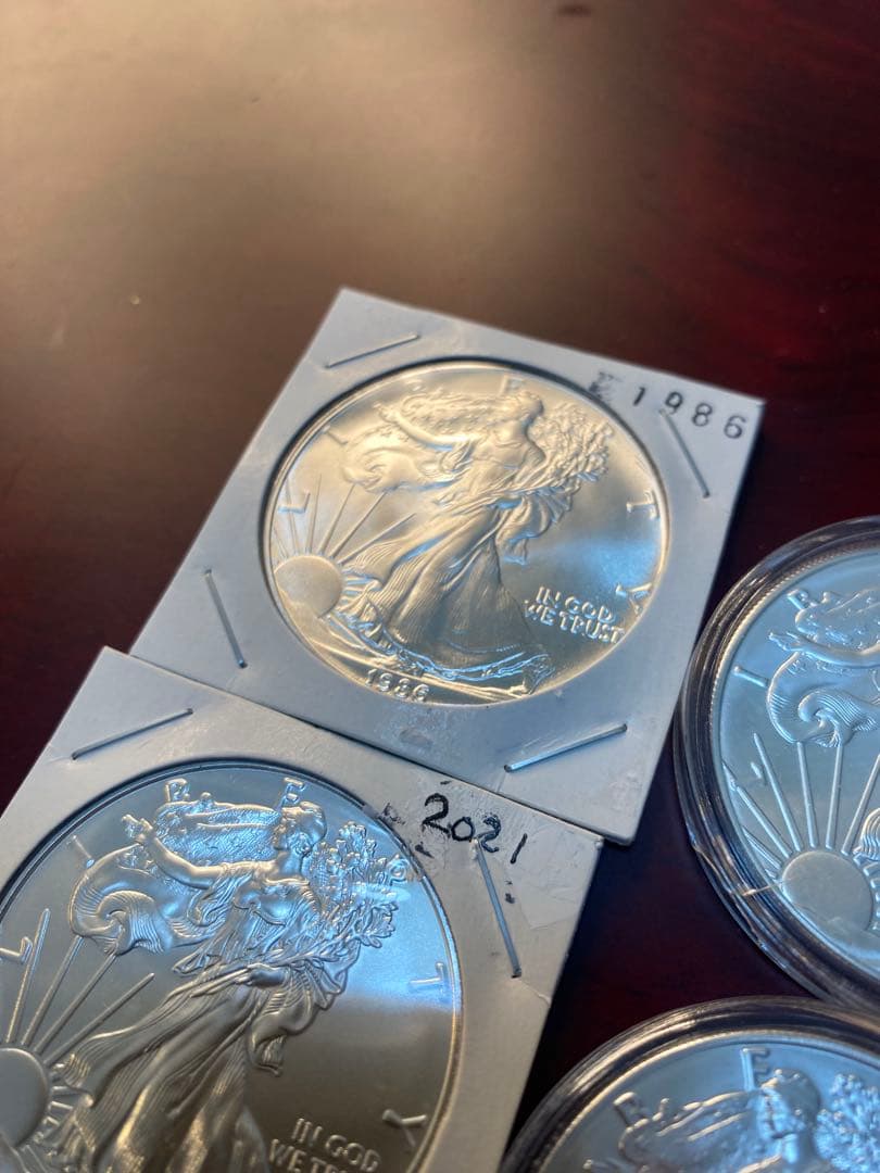 PCGS NCG アンティーク　銀貨　イーグル銀貨