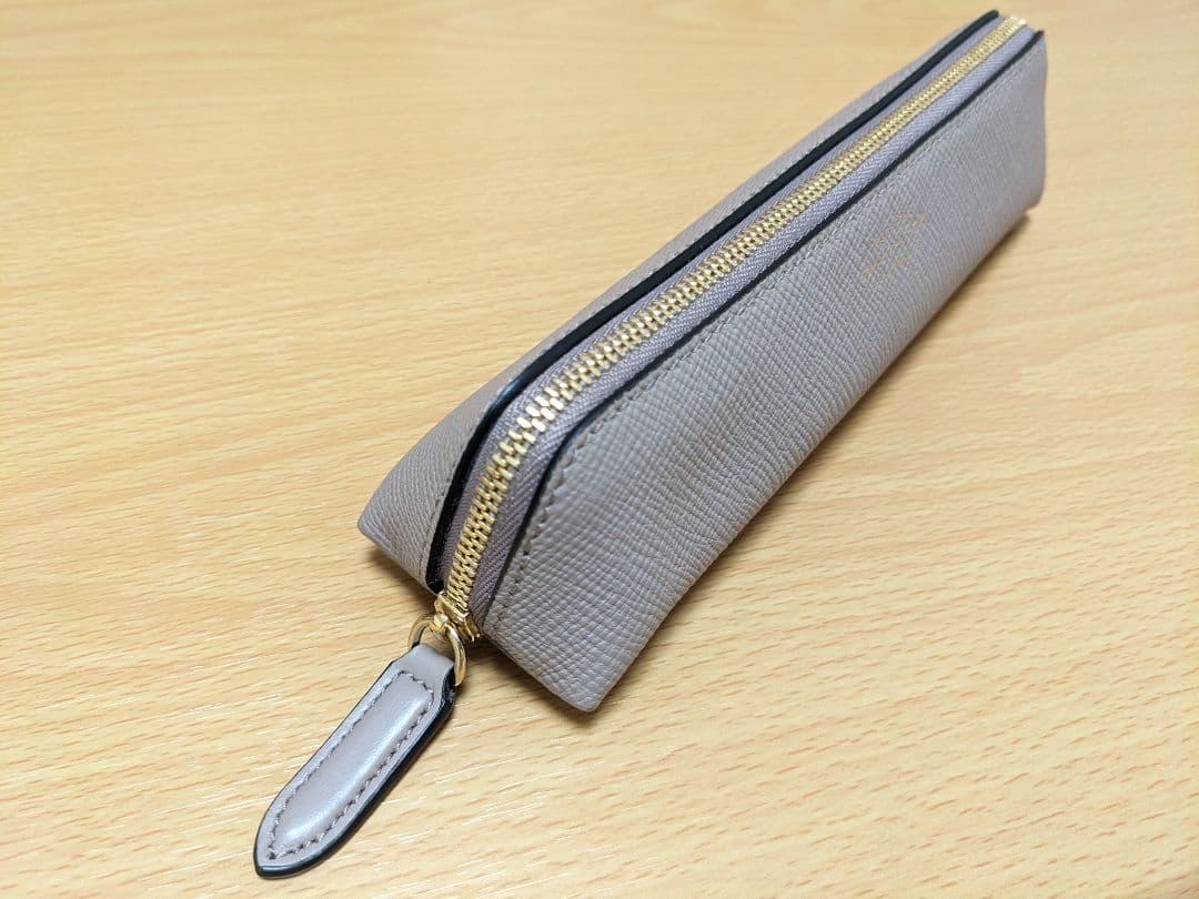 【中古】スマイソン SMYTHSON ペンケース トープ