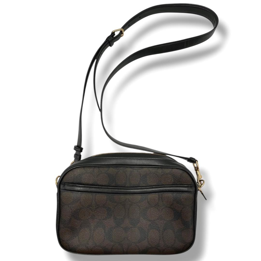 極美品 コーチ 2way Wファスナー カメラバッグ ショルダーバッグ 斜め掛け