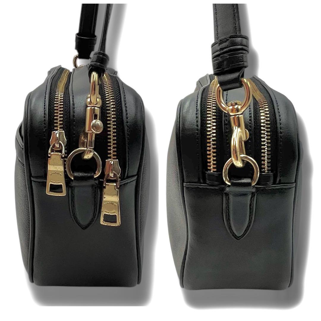 極美品 コーチ 2way Wファスナー カメラバッグ ショルダーバッグ 斜め掛け