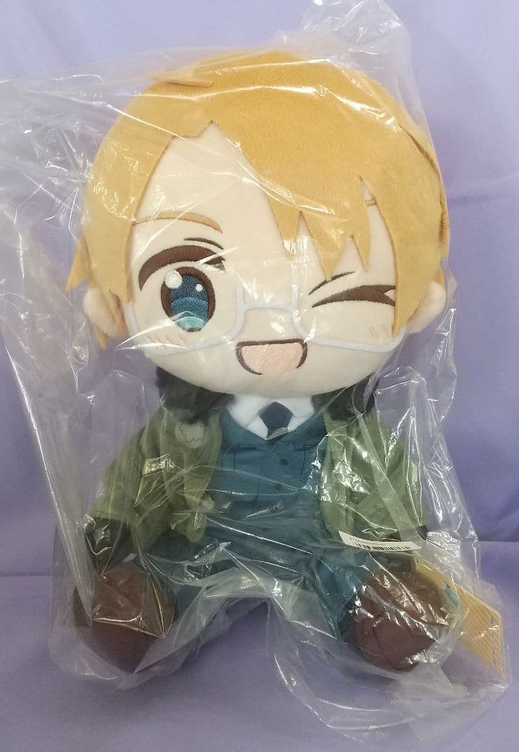 新品未開封 タイクレ限定再販 ヘタリア BIGぬいぐるみ アメリカ ウィンク⑦