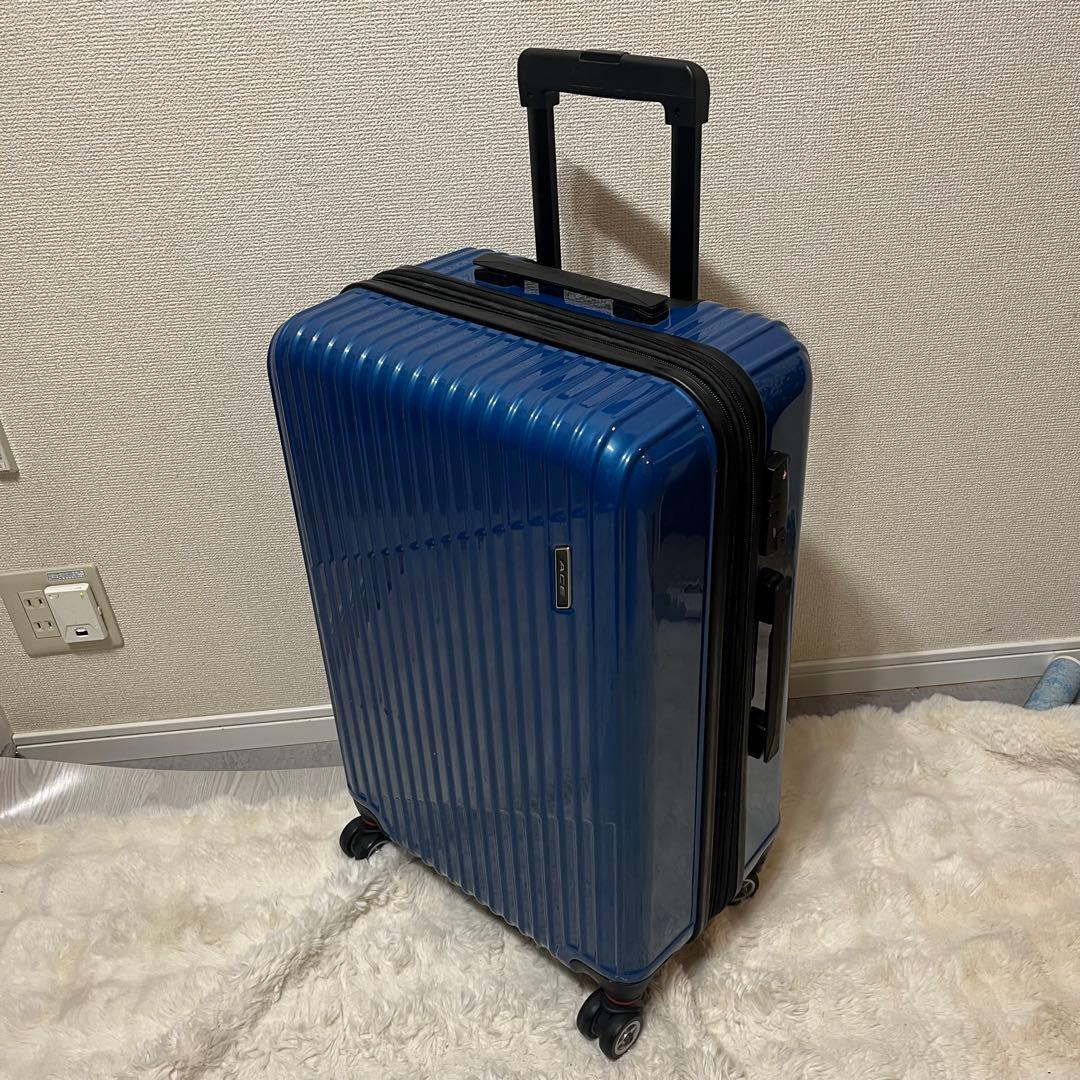 送料無料 ACE クレスタ スーツケース　容量　64〜70ℓ エキスパンド