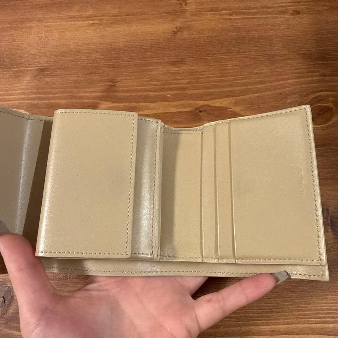 CELINEセリーヌ ベージュ 二つ折り財布
