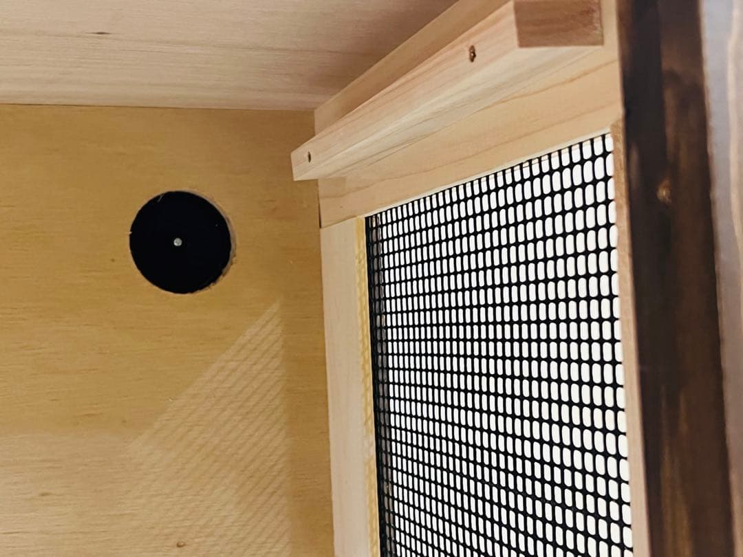 RepBox 木製ケージ　900×450×450　小動物、爬虫類用　ウォルナット