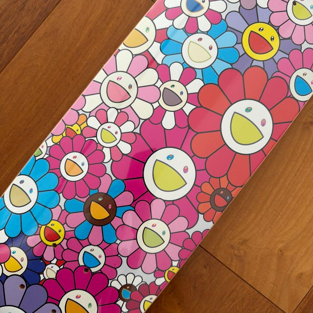 村上隆 Multi Flower 8.0 Skate Deck/Red