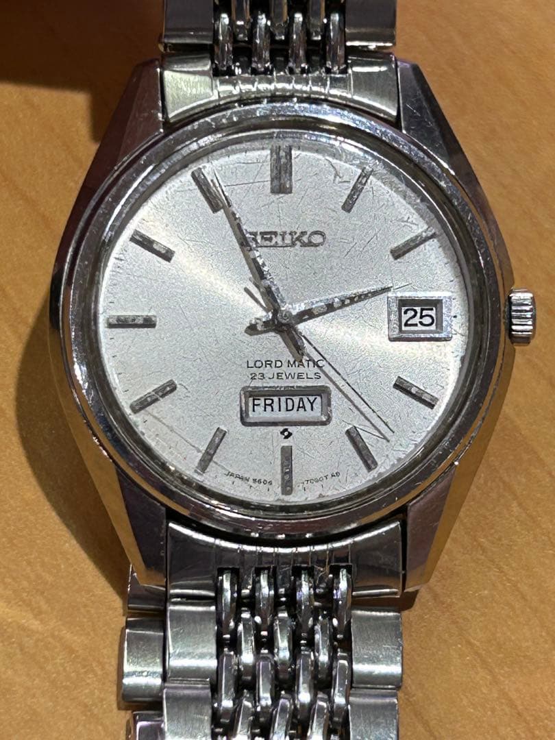 不動品　セイコー　ロードマチック　23石　5606-7060 私