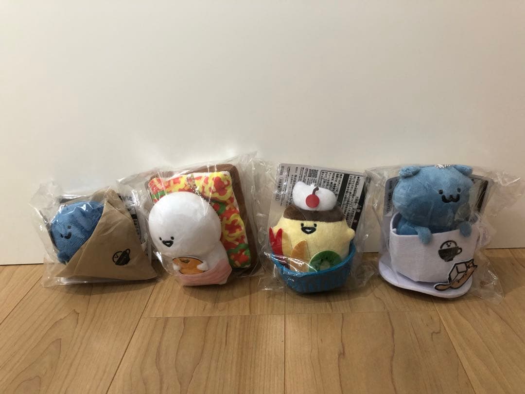 一番くじ お文具といっしょ C賞 喫茶メニューなぬいぐるみマスコット フルコンプ