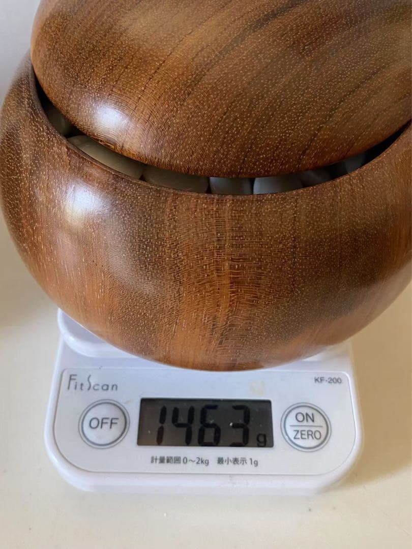 天然本蛤那智黒石 碁石囲碁道具大号