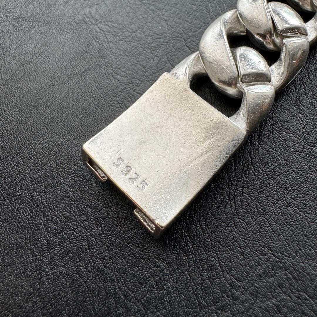 重厚　ヴィンテージ　喜平チェーン　ブレスレット シルバー925刻印あり