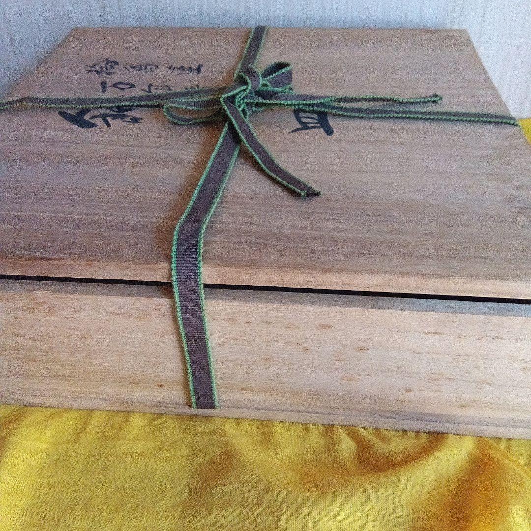 輪島塗　飾皿　万年青蒔絵 木谷信夫作　漆芸　伝統工芸品