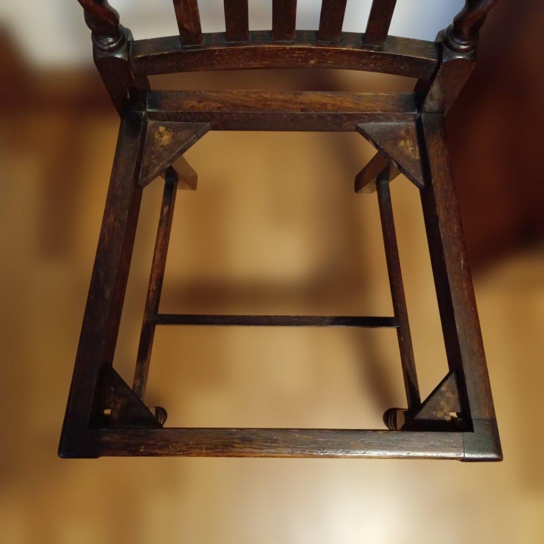 ダイニングチェアー　アンティーク イギリスの椅子　1910-20年代　ビンテージ
