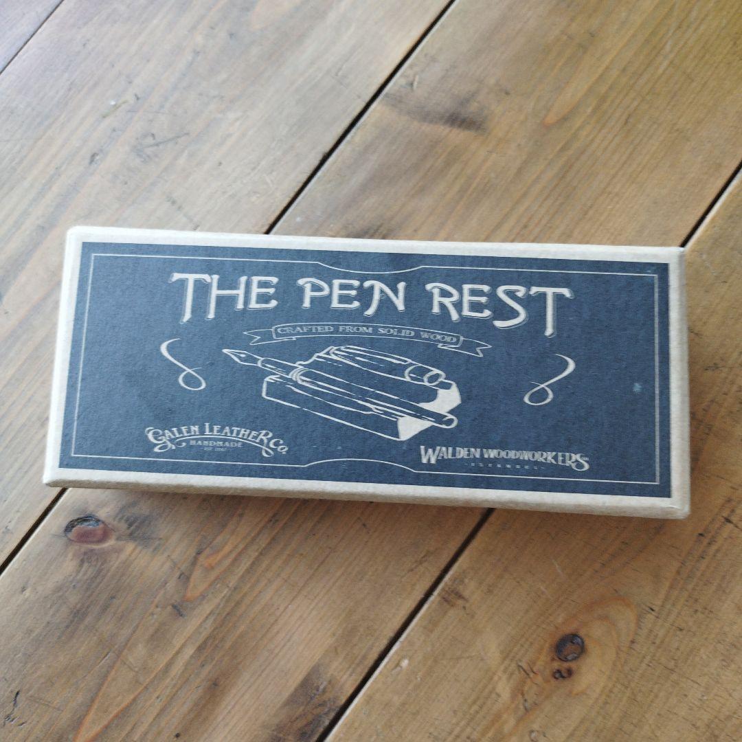ガレンレザー マホガニー ペンレスト ロングタイプ エラー個体