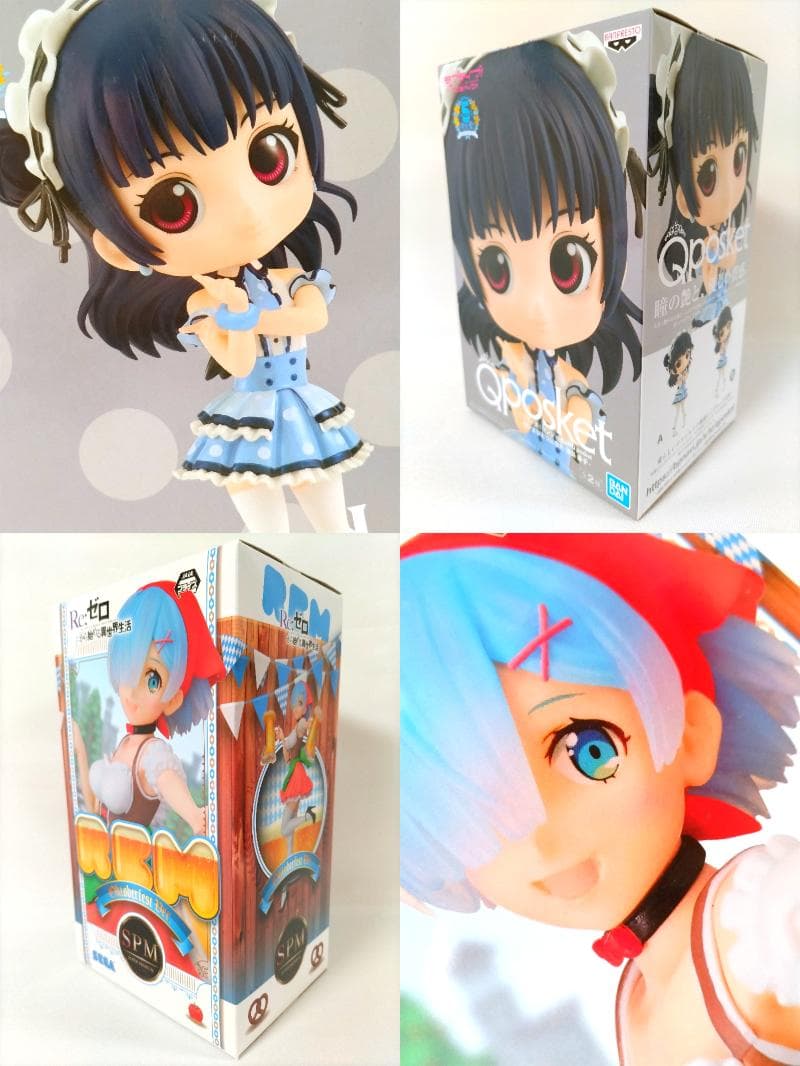未使用品 フィギュア まとめ売り 8点 五等分の花嫁 二乃 三玖 レム ツイステ