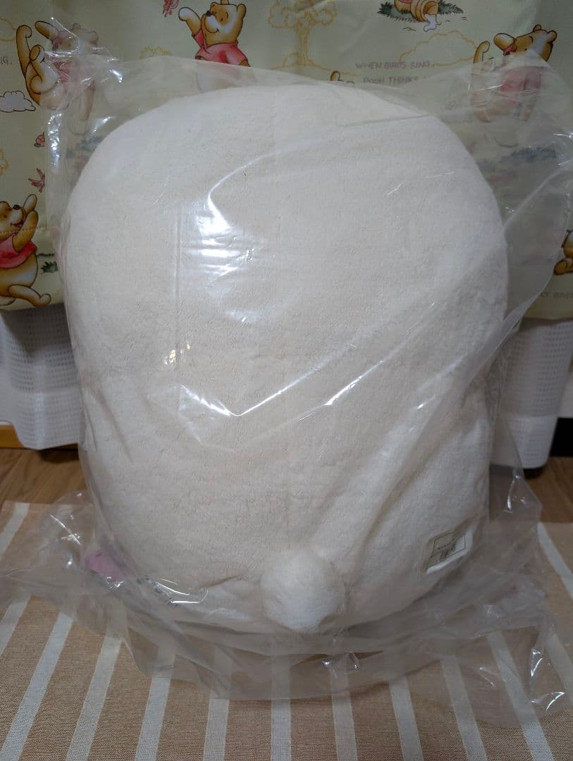 ナガノマーケット　ナガノくじ　A賞　もっちり特大　ぬいぐるみ おまけ付き