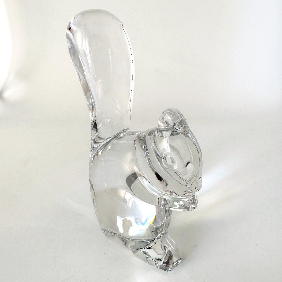 【バカラ】動物 リス 置物 インテリア★美品★金運