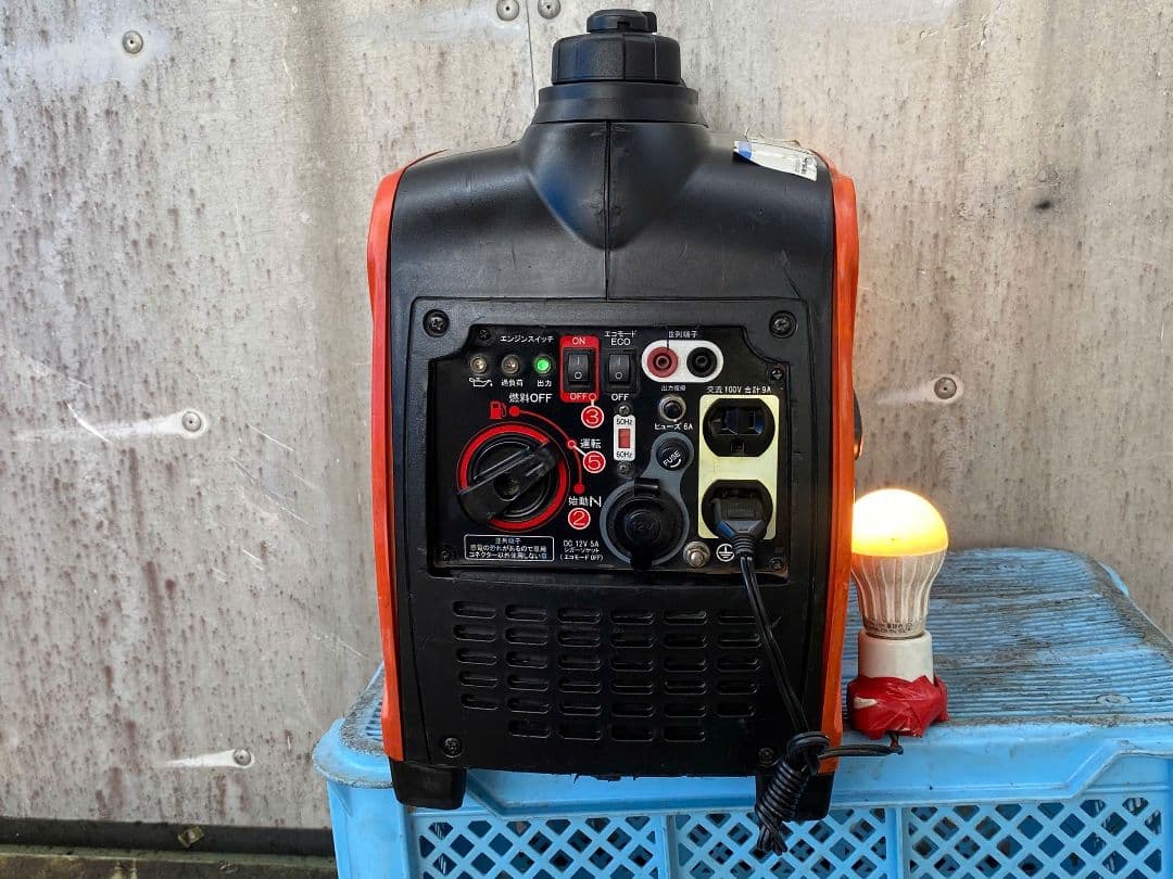 1*6様 [動作確認済/保証付]KOSHIN インバーター発電機 GV-9i (