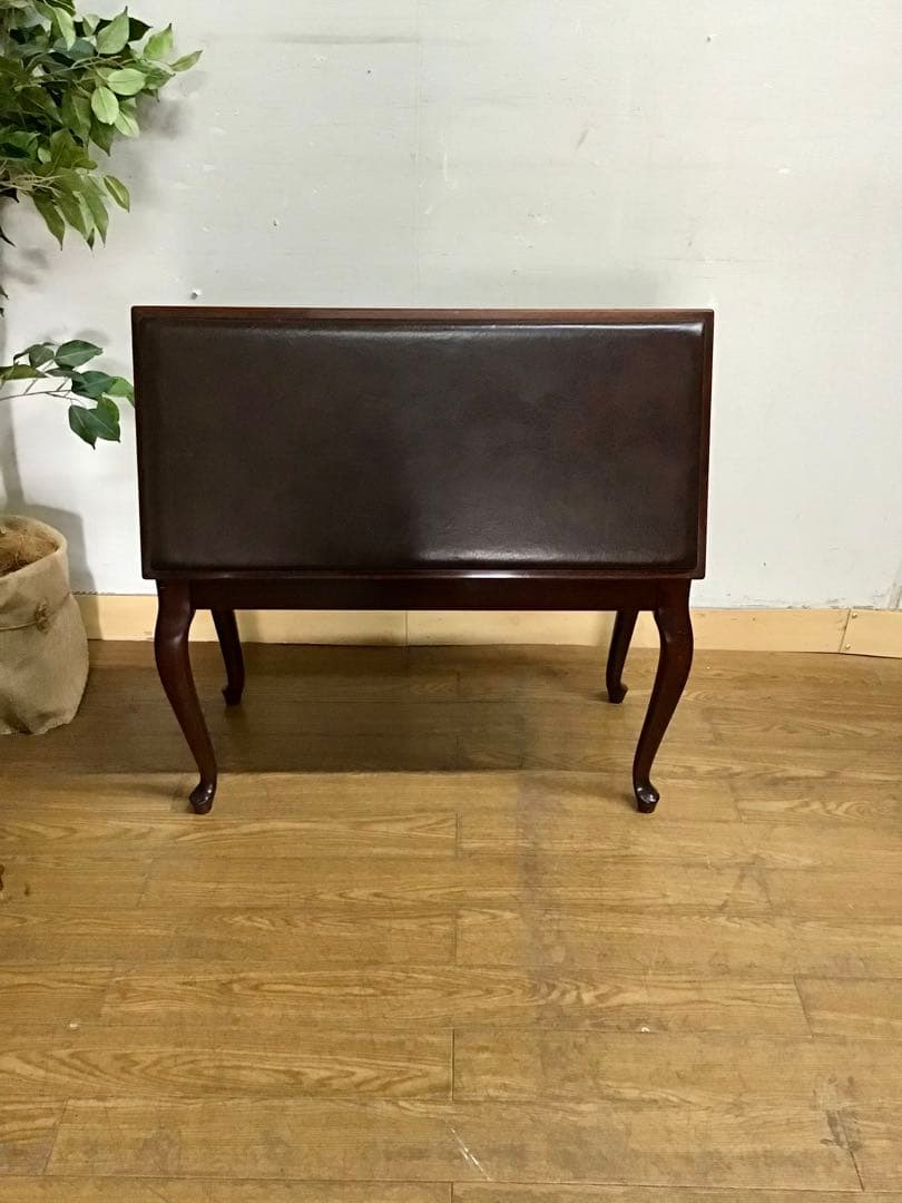 管366☆ピアノ椅子☆猫脚☆スツール☆ベンチ☆昇降なしタイプ