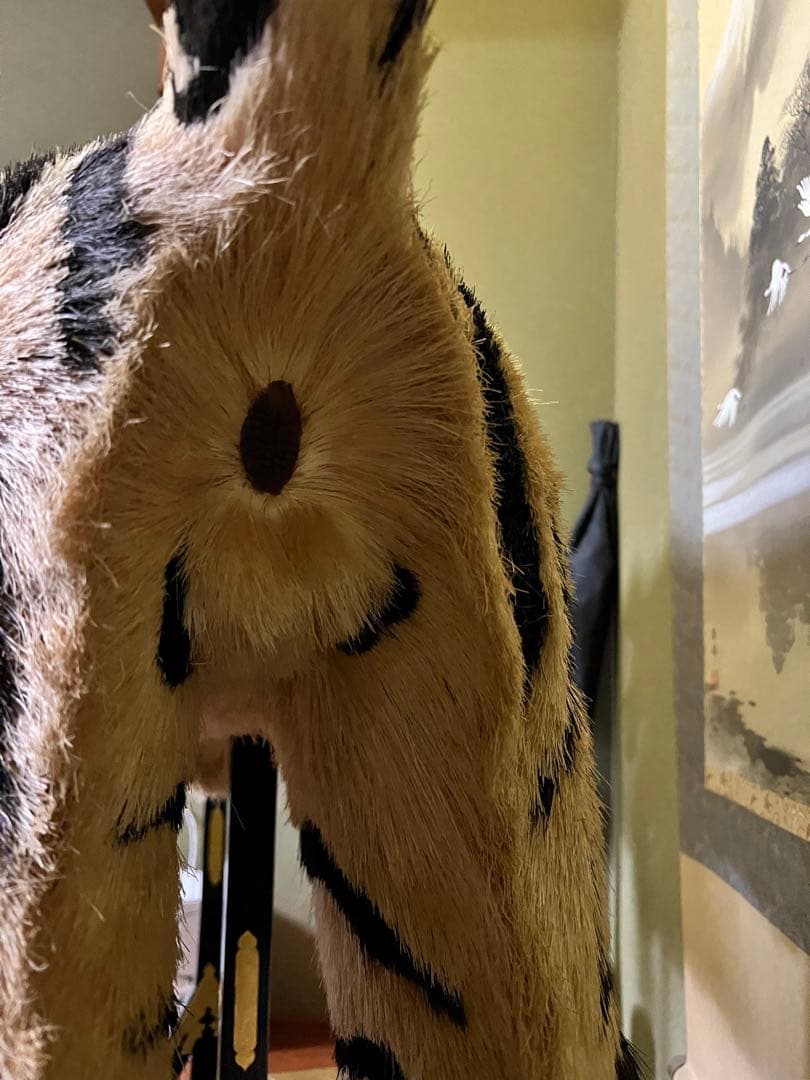 手作りの虎　飾り物