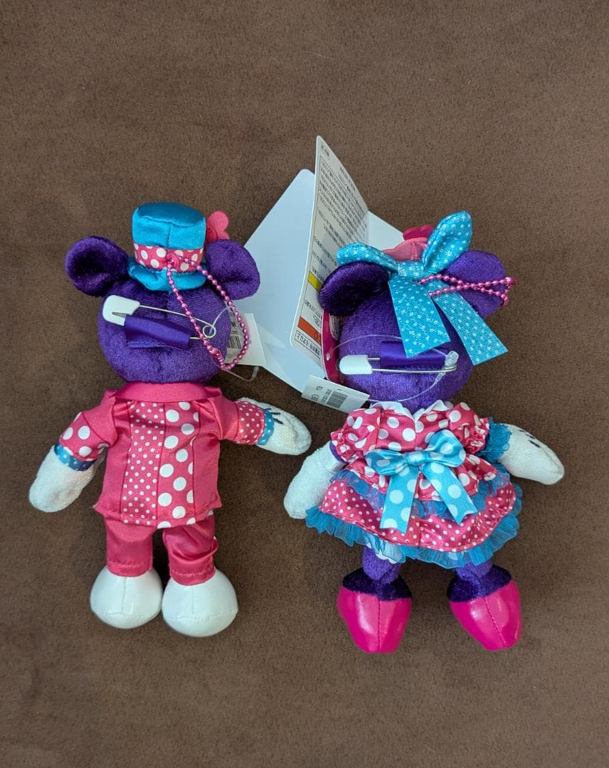 ミニー ファンダーランド パルパルーザ ぬいぐるみバッジ 2体セット