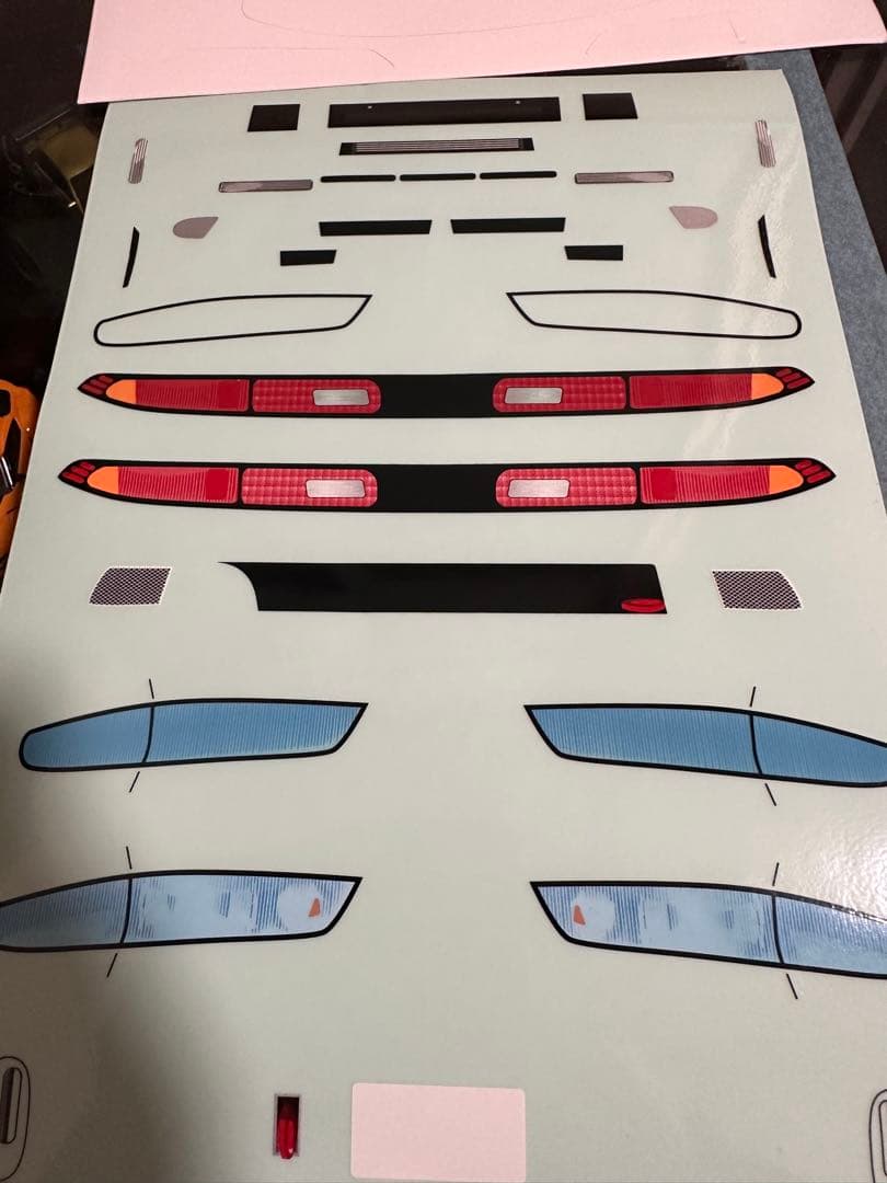 希少ヨコモS14前期シルビア、後期アディクションフルエアロ　仮組済み未塗装品