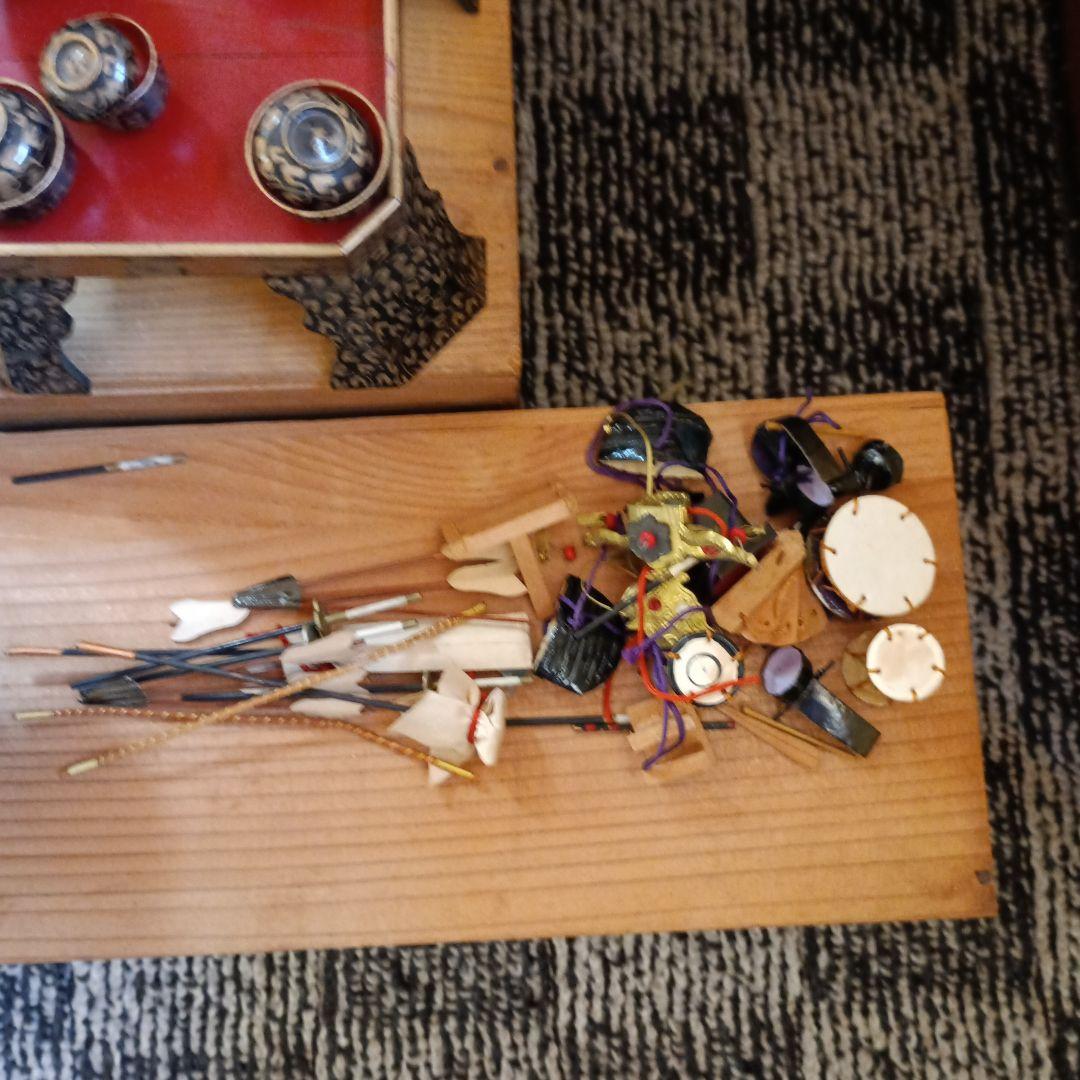 お値下げ♥雛人形 御殿飾り　伝統的な雛人形セット 昭和30年レトロ♥