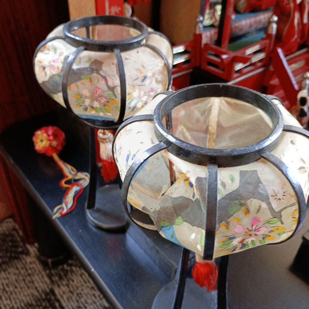 お値下げ♥雛人形 御殿飾り　伝統的な雛人形セット 昭和30年レトロ♥