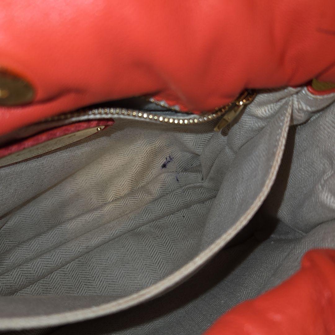 LOEWE　フラメンコ 赤 レザー ショルダーバッグ