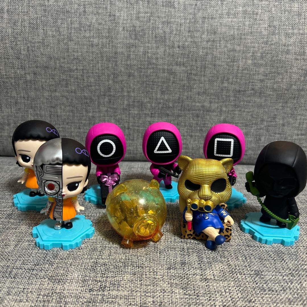 Netflix イカゲーム コスビ　COSBI フィギュア　8体セット