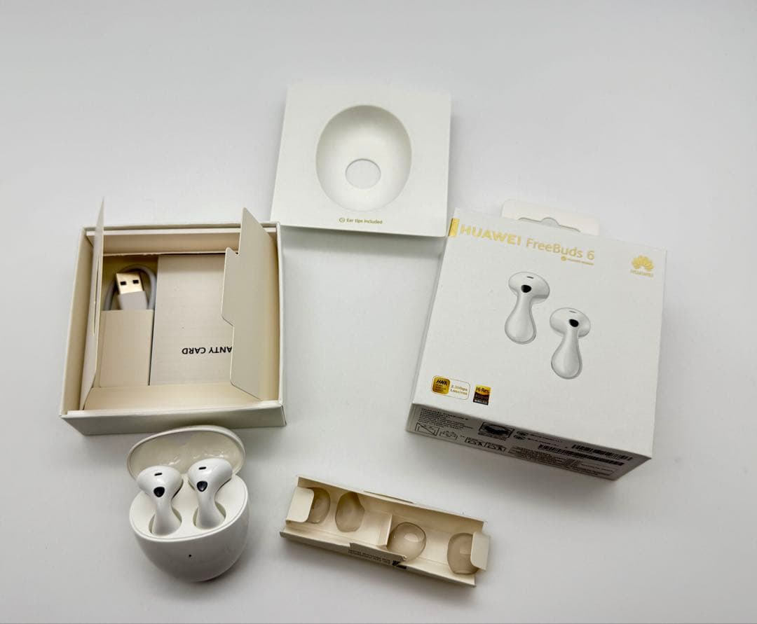 HUAWEI FreeBuds 6 ホワイト　美品