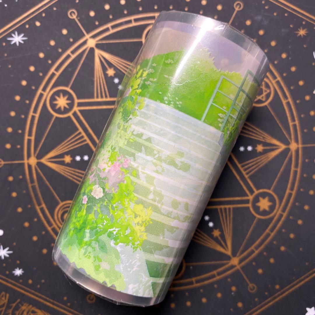 【9364】海外　マステ　5m巻　PETマスキングテープ　階段　学校景色