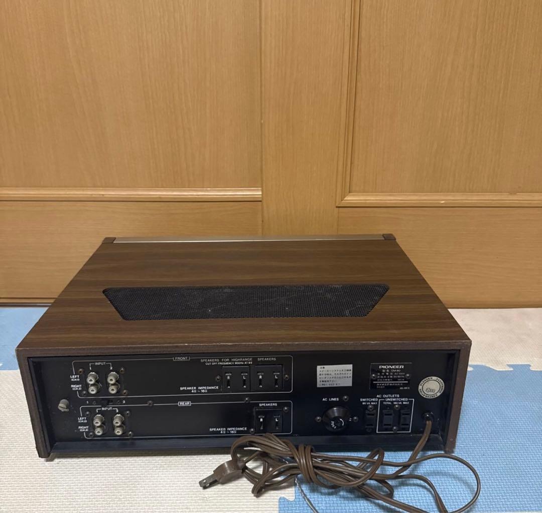 Pioneer QM-80 パワーアンプ パイオニア