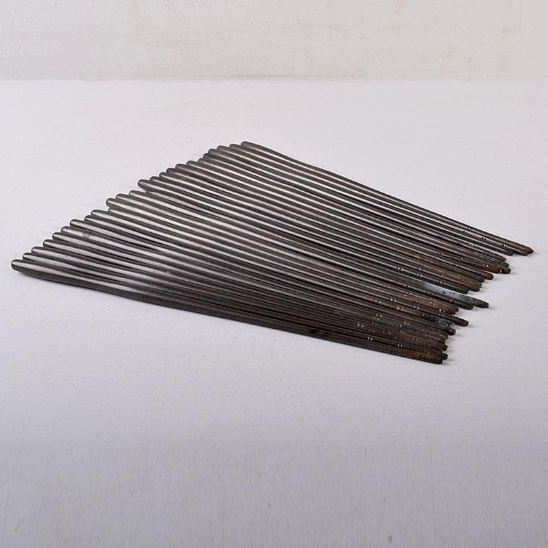 茶道具　銅製　手焙用火箸　13膳まとめて　書付箱　M　8070