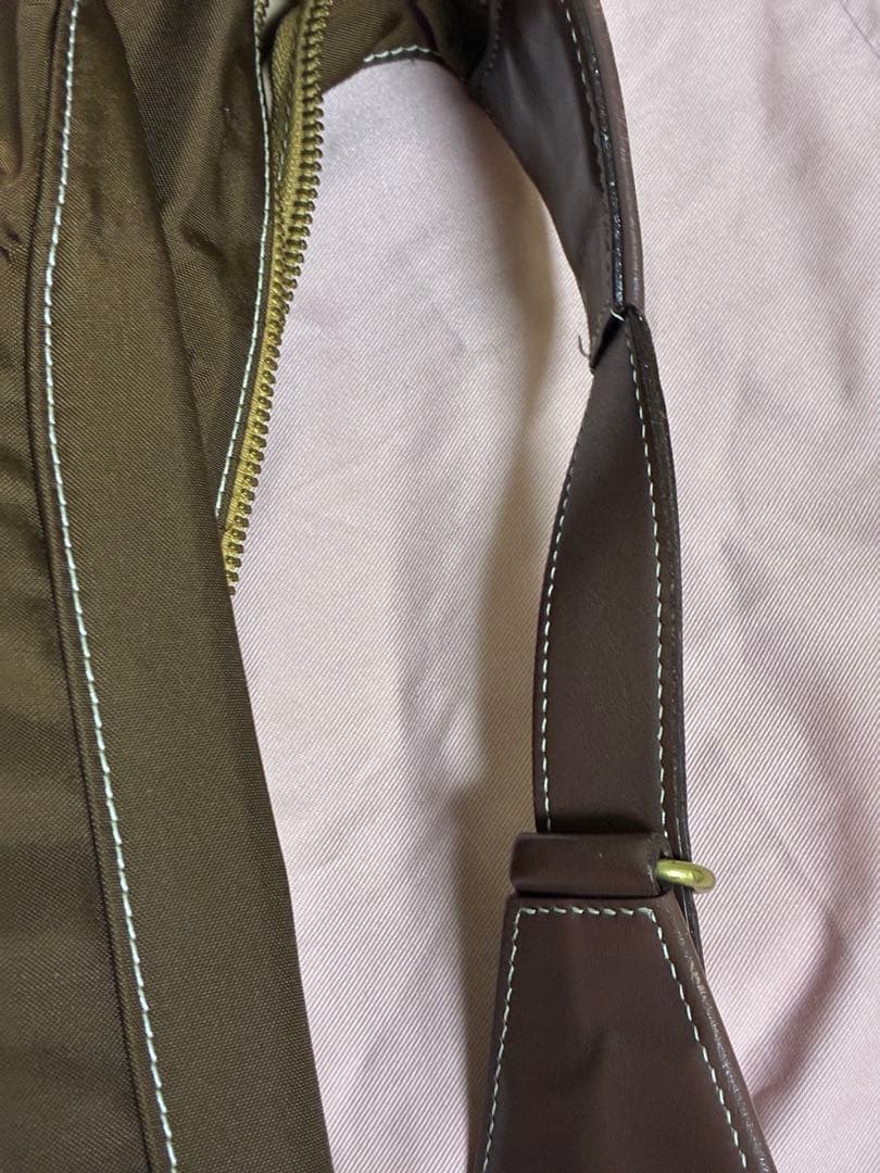 【トマト】UPLA ウプラ ヴィンテージ　ボストンバッグ　ダークブラウン