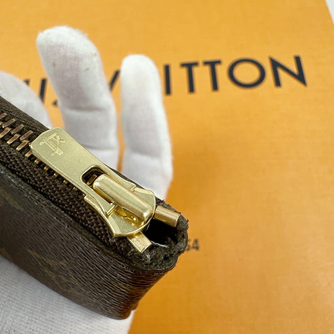 ルイヴィトン　モノグラム　キーケース　ポシェットクレ　社外補修品