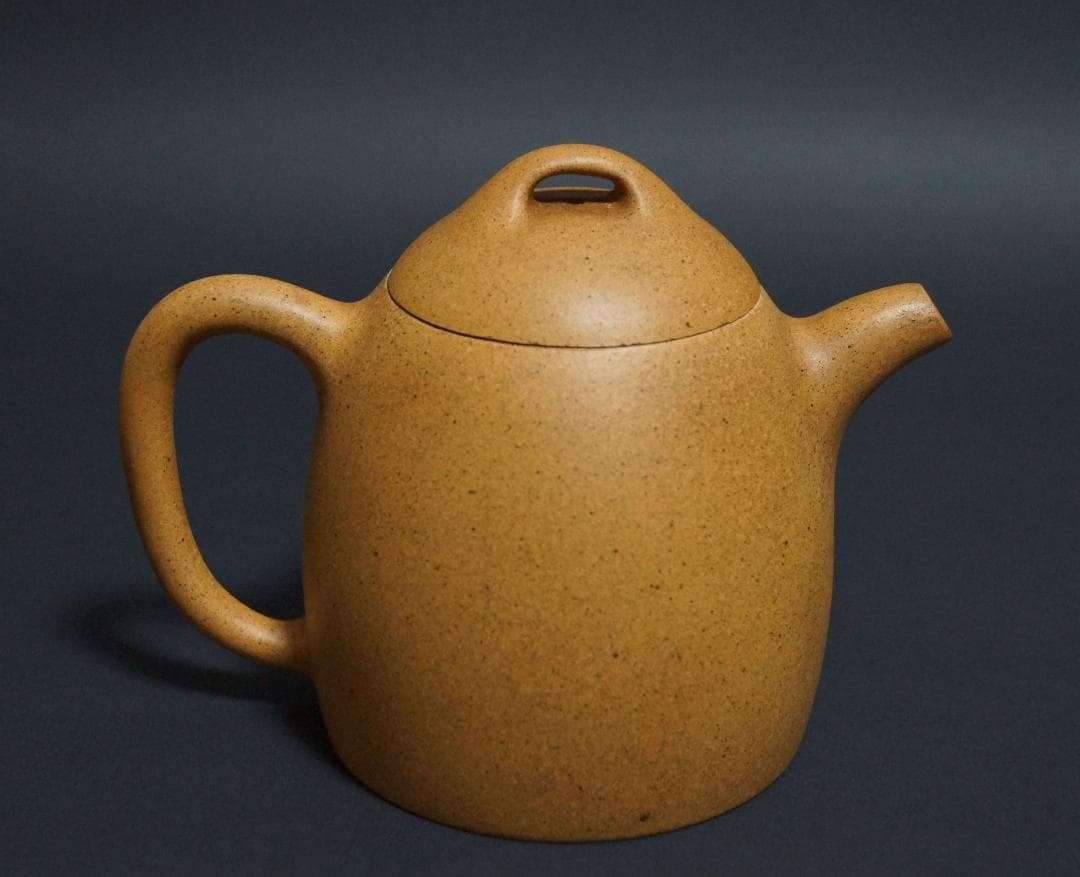 清 名家 「石林何氏」款 何心舟作 細工彫り『竹漢詩文』 造形紫砂壺 秦権壺急須