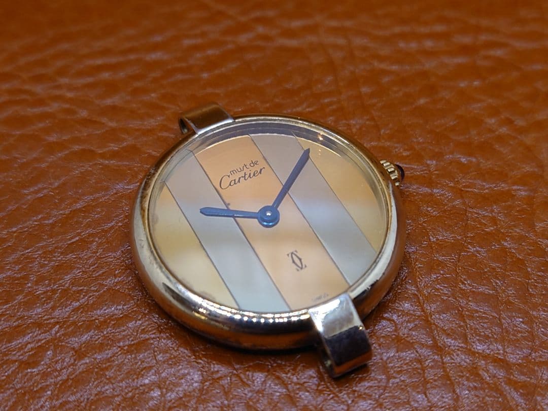 Cartier（カルティエ）マストヴァンドーム/ヴェルメイユ/ストライプダイヤル