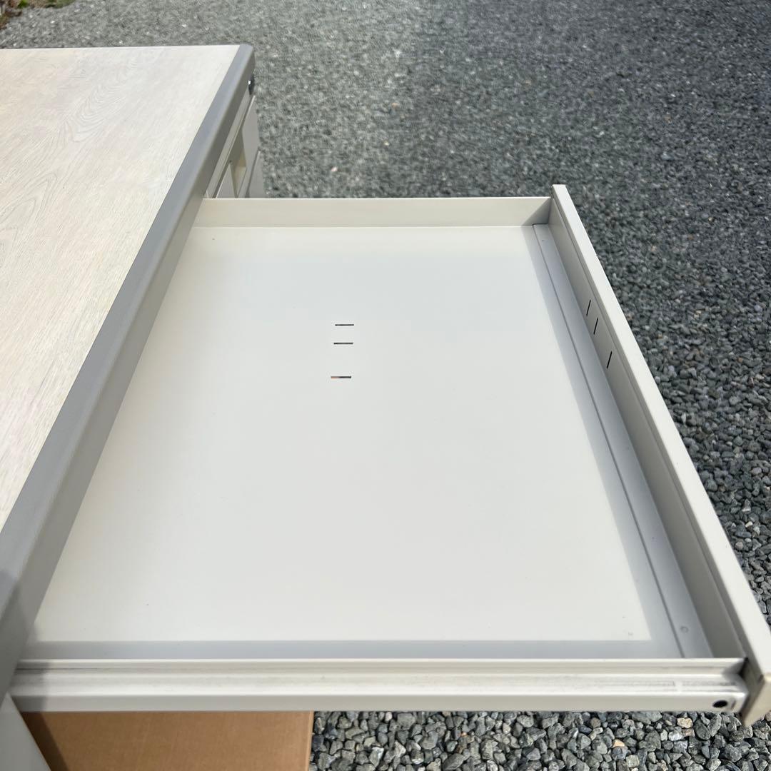 UCHIDA ウチダ 片袖 オフィスデスク内田洋行 パソコンデスク3段袖 事務机